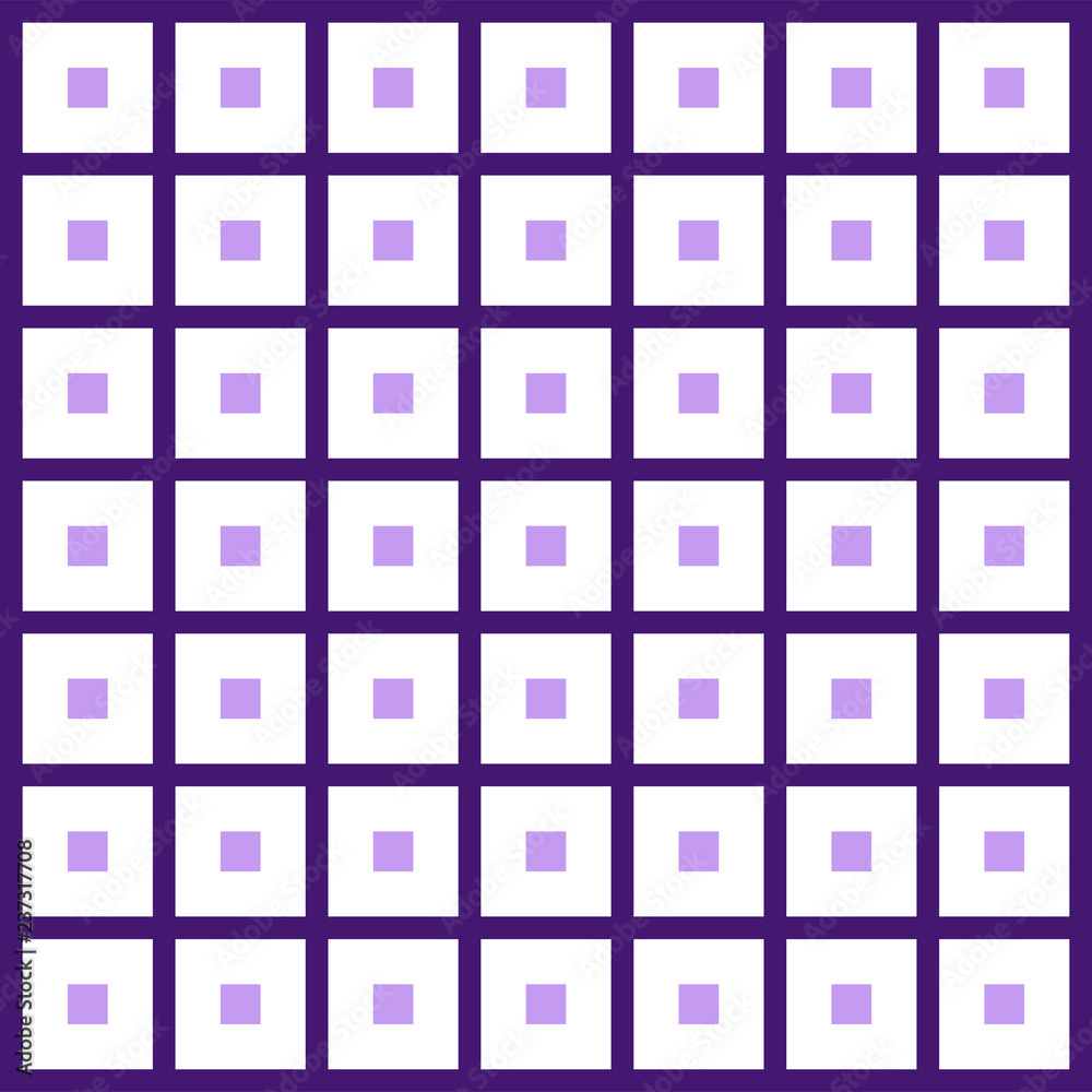 Seamless Pattern Purple Square