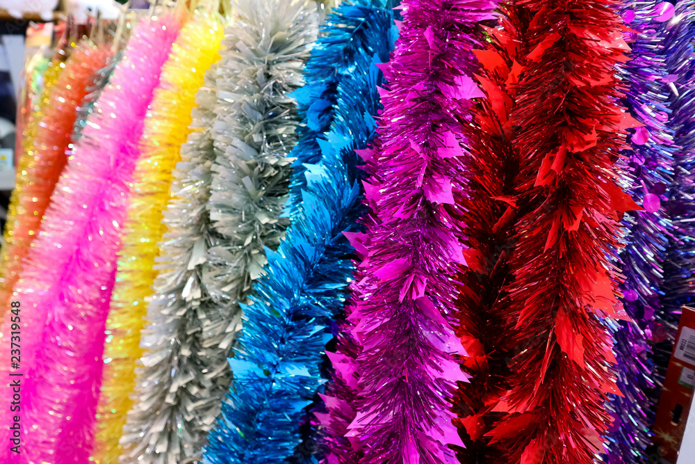 Colorful ribbons.
