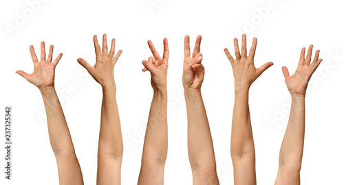 waving their hands
