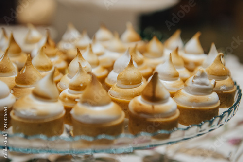 Gourmet Meringue Cookies in and event setting 