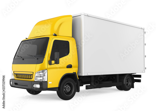 Delivery Van Isolated
