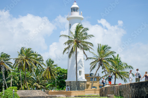 The beacon of a fort of Galle in Sri Lanka a country place of interest   © rosetata