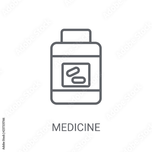 Medicine icon. Trendy Medicine logo concept on white background from Science collection