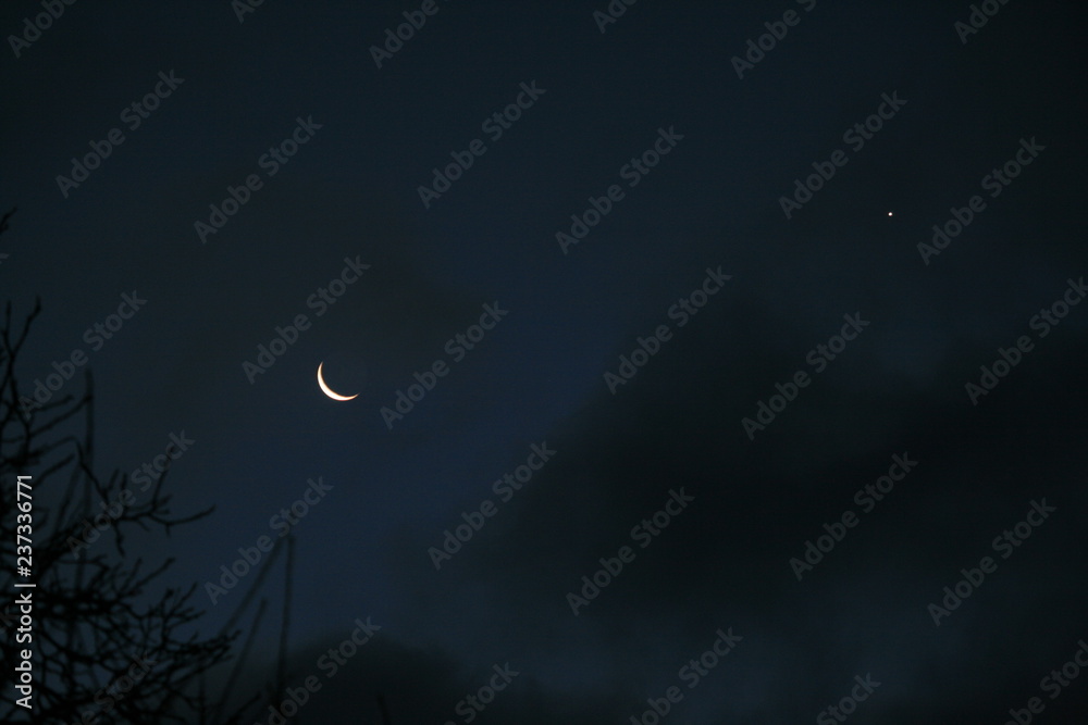 Sichelmond und Venus am Morgenhimmel 3 Sichelmond und Venus am Morgenhimmel 3
