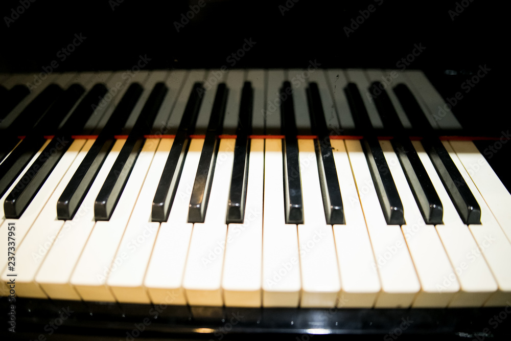 Piano keys ,side view of instrument musical tool. Piano keys ,side view of instrument musical tool.