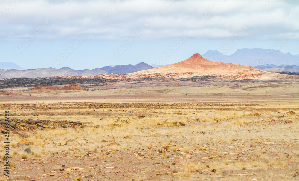 Damaraland, Namibia, a vast semi desert arid region in Namibia.