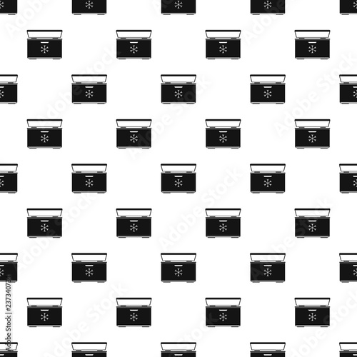 Ice cream refrigerator pattern seamless vector repeat geometric for any web design