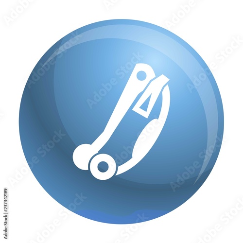 Climb mountain tool icon. Simple illustration of climb mountain tool vector icon for web design isolated on white background