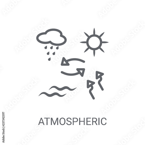 atmospheric pressure icon. Trendy atmospheric pressure logo concept on white background from Weather collection
