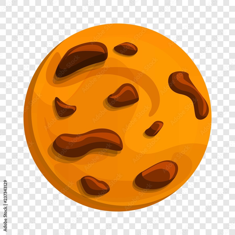 Fototapeta premium Cafe biscuit icon. Cartoon of cafe biscuit vector icon for web design 
