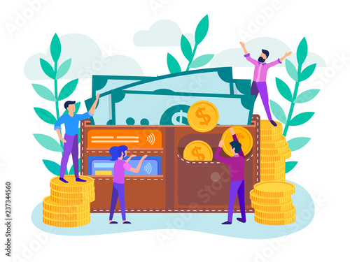 The concept of money turnover and safety of the purse or account.