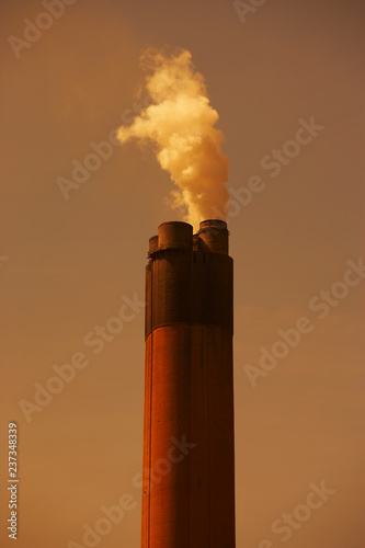 EGGBOROUGH POWER STATION CHIMNEY YORKSHIRE ENGLAND photo