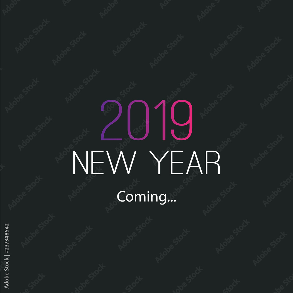 New Year's Coming Concept Design - 2019 New Year's Coming Concept Design - 2019
