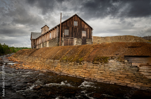 Roros, norwegian mining town from UNESCO list. Smelting house. © Adrian
