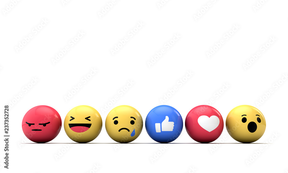 Emoji emoticon character background collection. 3D Rendering Emoji emoticon character background collection. 3D Rendering