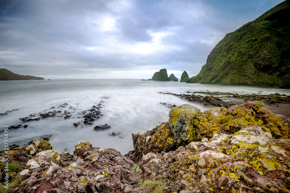 Coastline in Scotland Coastline in Scotland