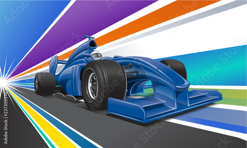 Formula one racing car