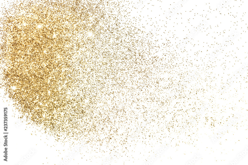 Background with gold glitter for your design - obrazy, fototapety, plakaty 