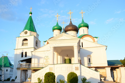 NIZHNY NOVGOROD, RUSSIA - MAY 25, 2018: Pechersky Ascension Monastery photo