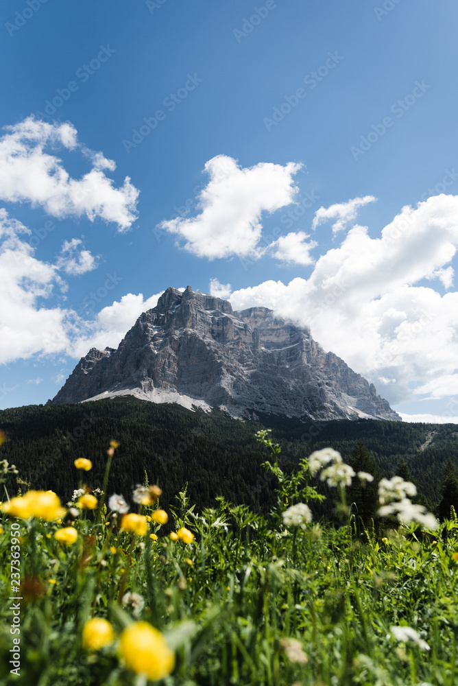Mount Pelmo from Palafavera, Italy