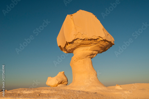 Chicken & Mushroom Rock Formations, White Desert, Egypt