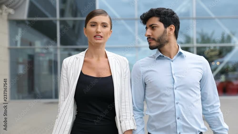 Business Travel. People Traveling Together Near Airport Business Travel. People Traveling Together Near Airport