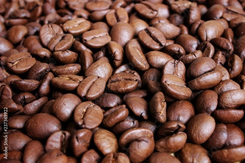 roasted coffee beans, coffee, aromatic food and drinks, closeup