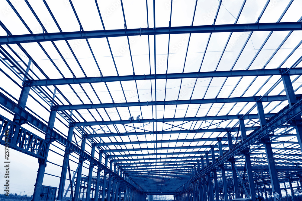 Steel structure workshop is under construction Steel structure workshop is under construction