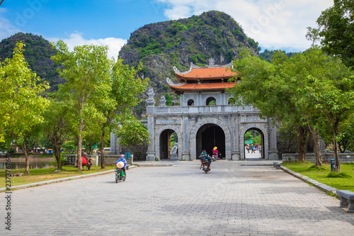 Temple of Dinh Tien Hoang at Hoa Lu Ninh Binh, first capital of Vietnam. Popular tourist destination in Ninh Binh Province.