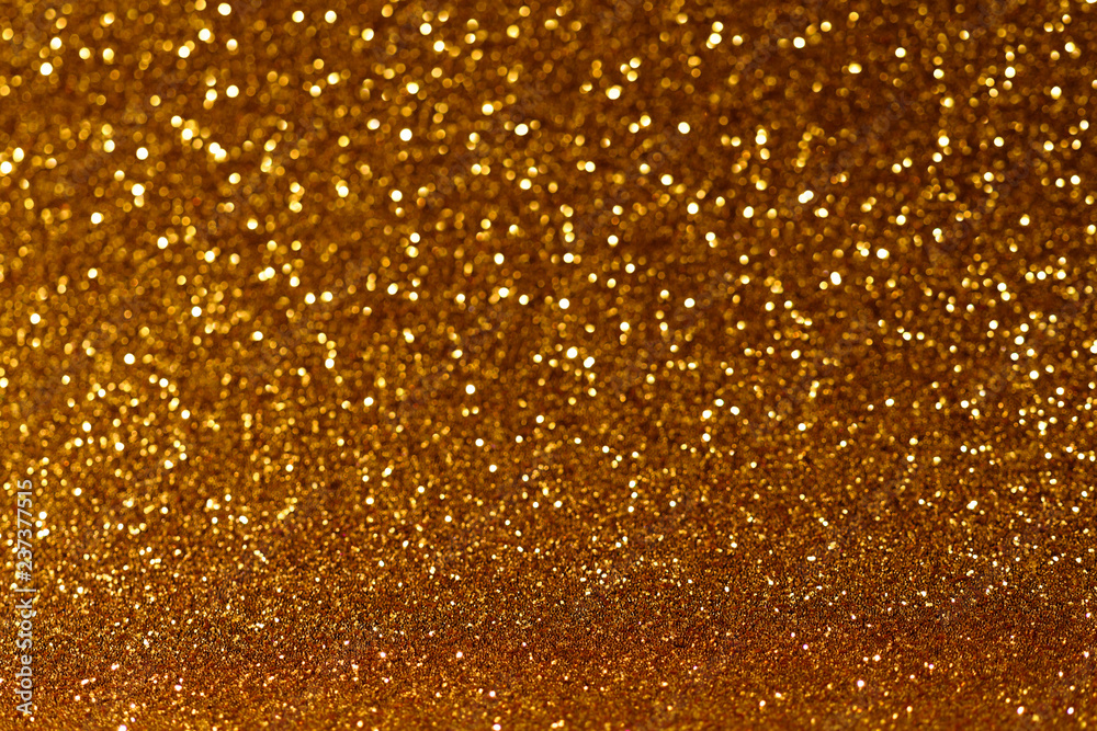 Golden Christmas or New Year festive background