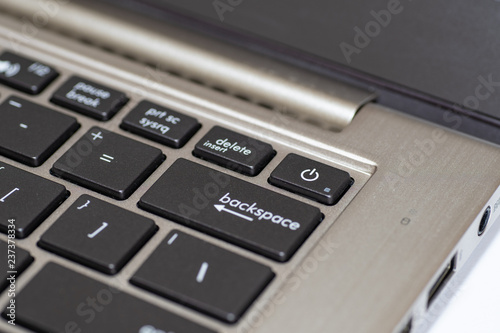 Start button of a laptop computer © Akira Ito