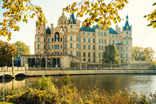 The beautiful, fairy-tale castle in Schwerin. © Andreas Fischer