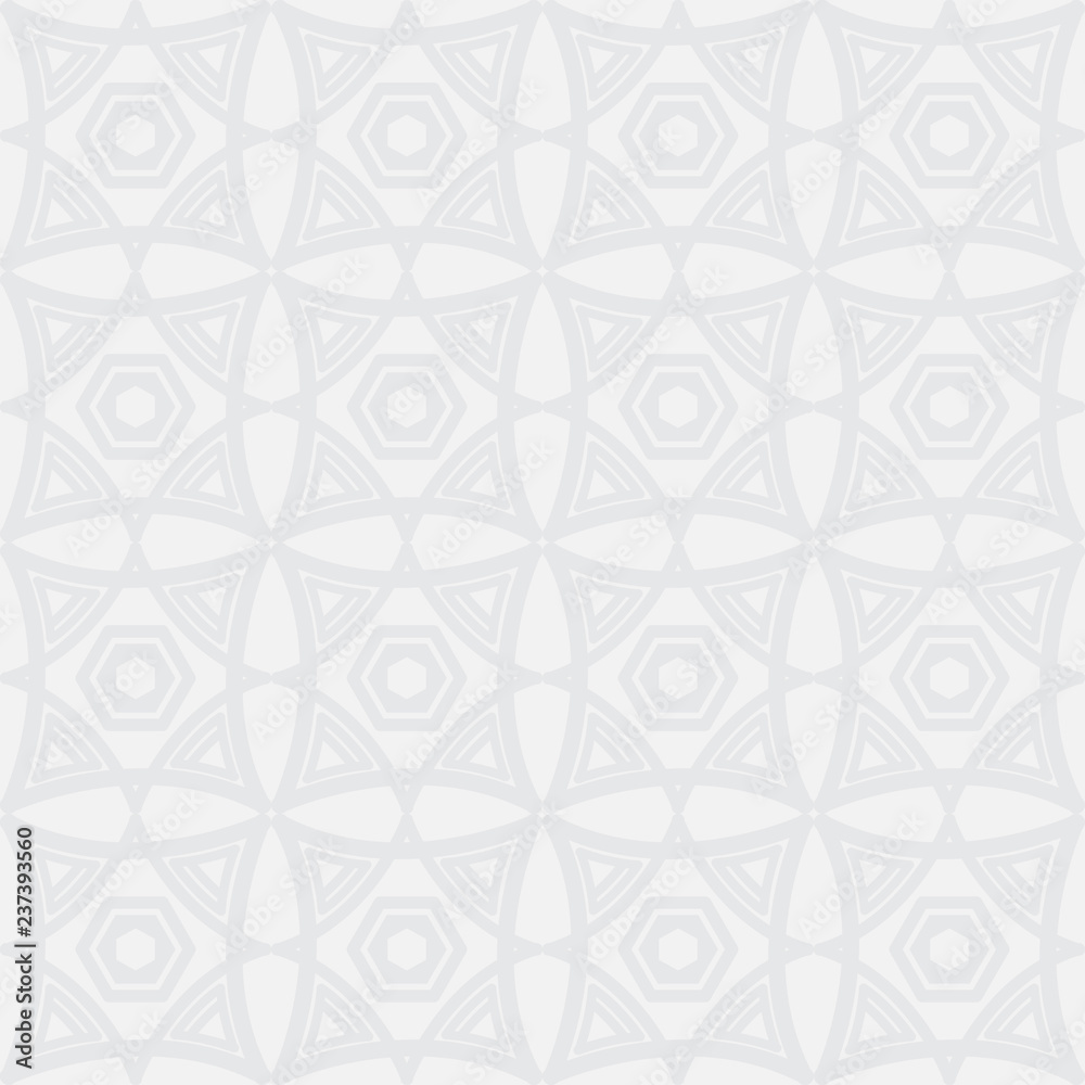 The Abstract Geometric Seamless Vector Print Pattern