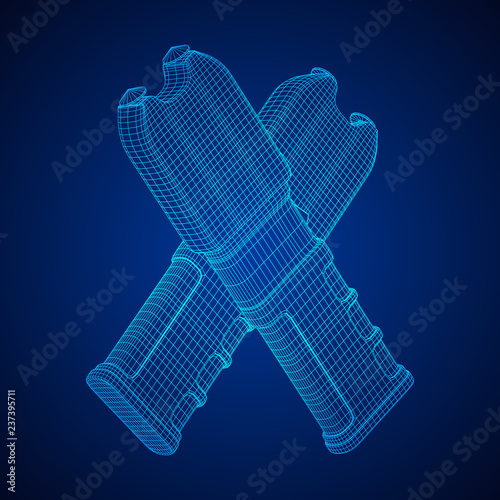 Fotografi Police electro shocker taser stun gun