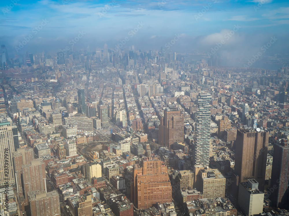Landscape from One World Trade Center in New York City