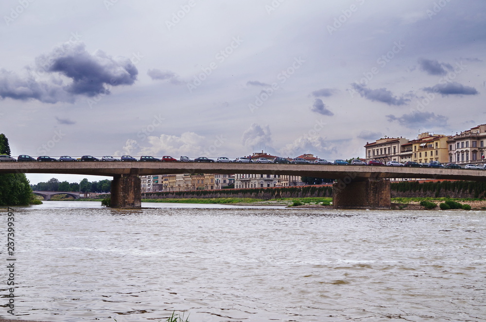 Amerigo Vespucci bridge Florence Italy