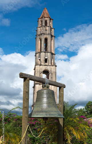 Manaca Iznaga Tower and bell in Valley of the Sugar Mills photo