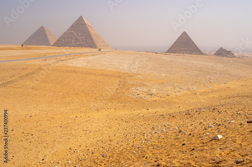 Pyramids of Giza near Cairo Egypt