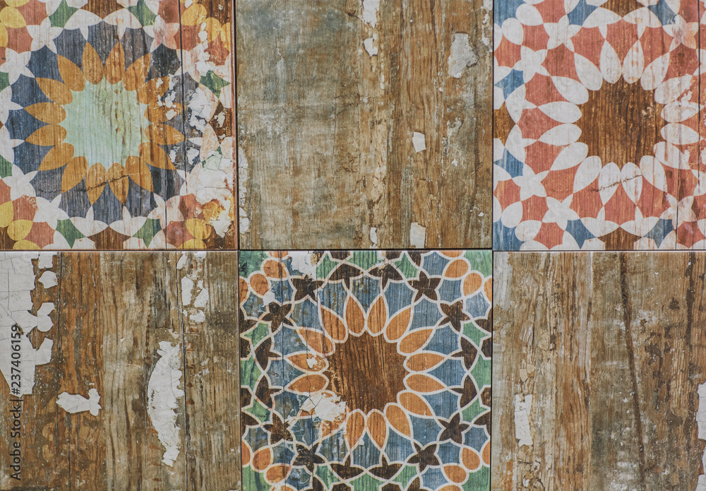 ancient moroccan mosaic tile pattern