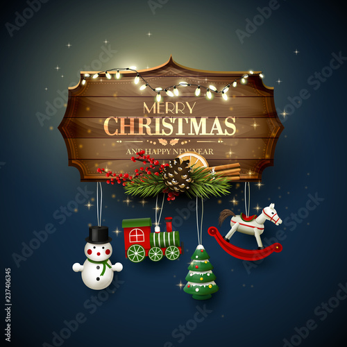 Christmas greeting card