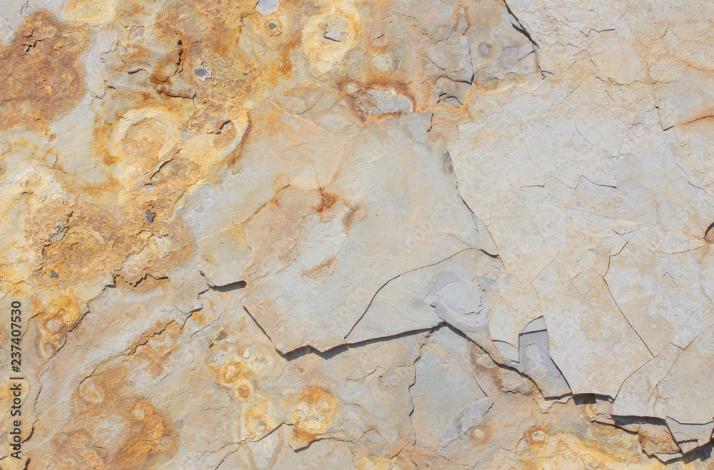 Granular limestone rock surface As background Granular limestone rock surface As background