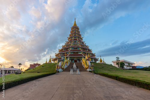 Temple wat hyua pla kang  Chinese temple  Chiang Rai  Asia Thailand