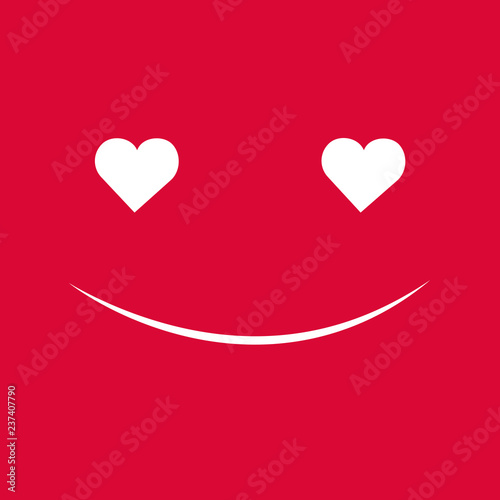 Emoticône  amoureux