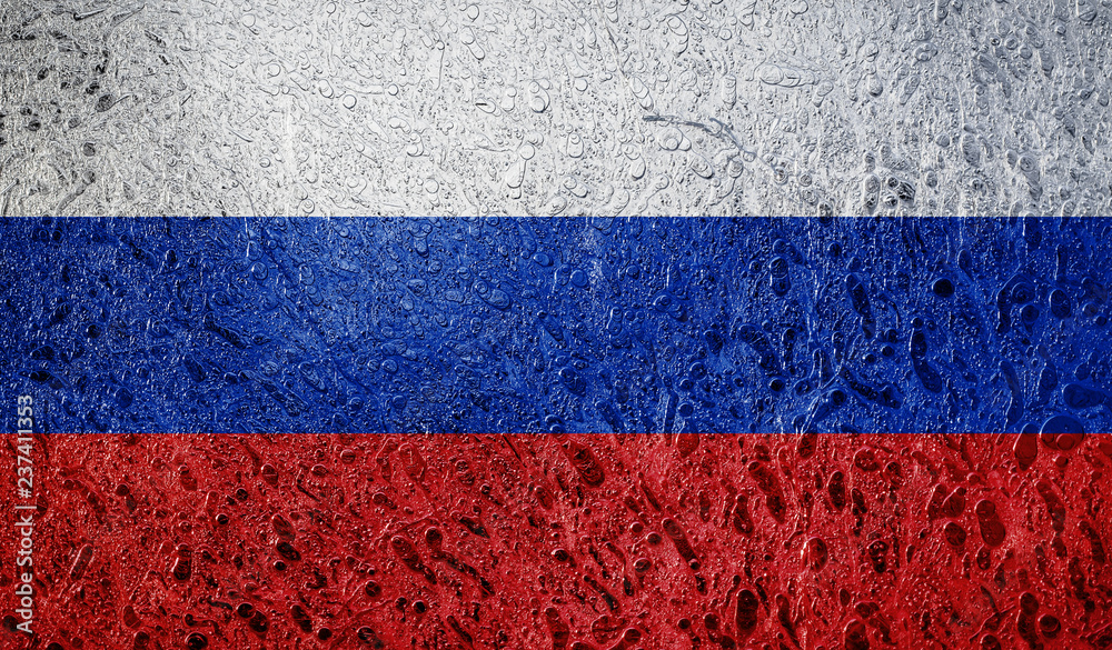 Abstract flag of Russia