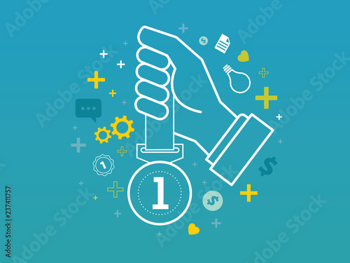 winner business conceptual