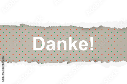 Danke - Bunte Punkte