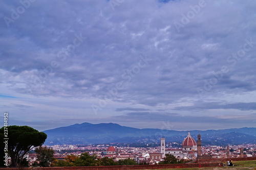 View of Florence from Forte Belvedere, Italy