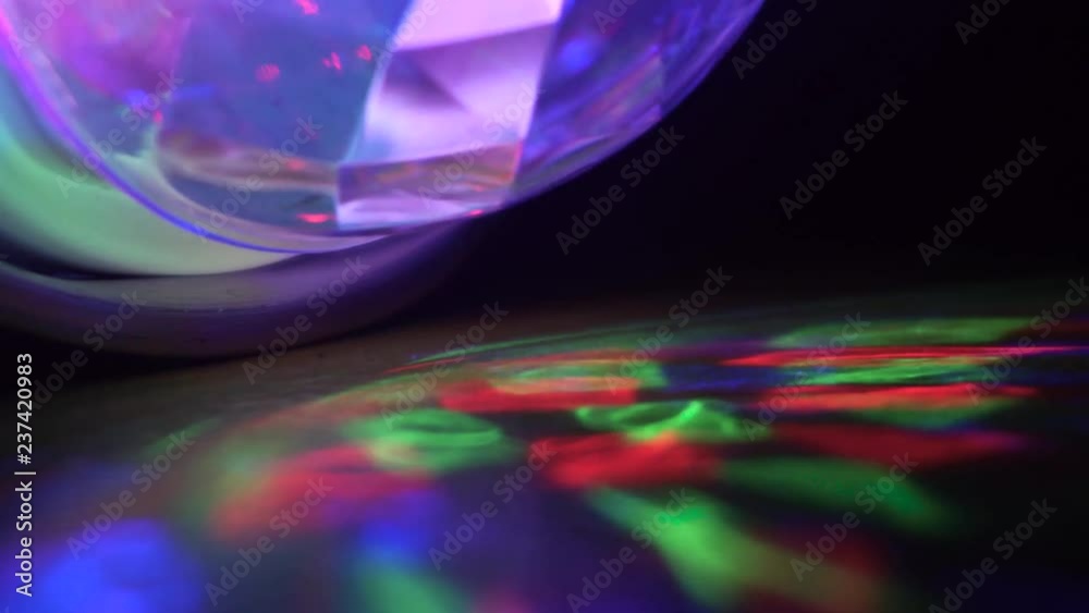 Light music. Multicolored lights shimmer. Red, green, blue. Multicolored background. Light music. Multicolored lights shimmer. Red, green, blue. Multicolored background.