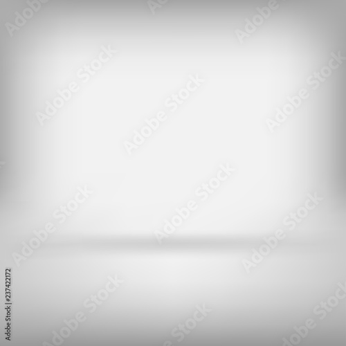 Empty studio room grey background abstract, vector