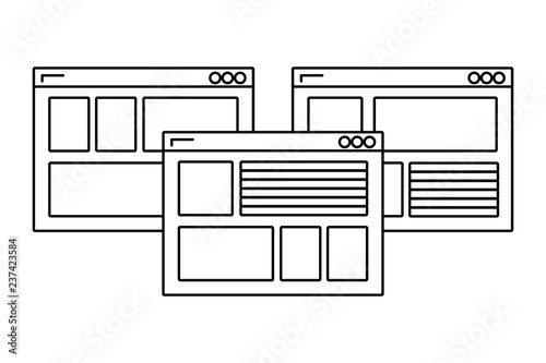 web windows cartoon